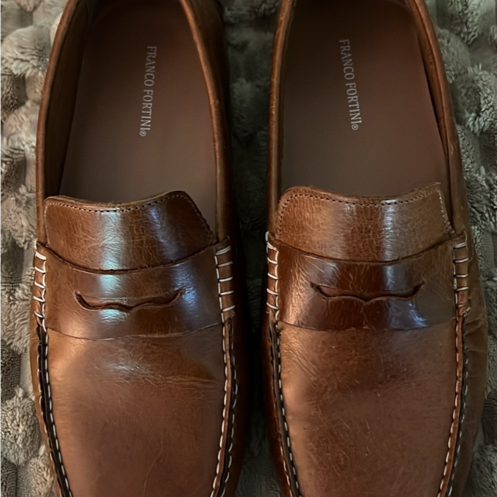 Franco Fortini Men's Brown Loafers